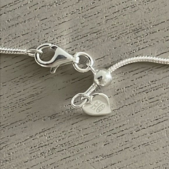 Silpada CZ Star Pendant N1413 with Italian Sterling Silver Snake Chain - Picture 9 of 11